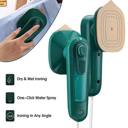 Portable Mini Steam Iron – 2-in-1 Dry & Steam Travel Iron