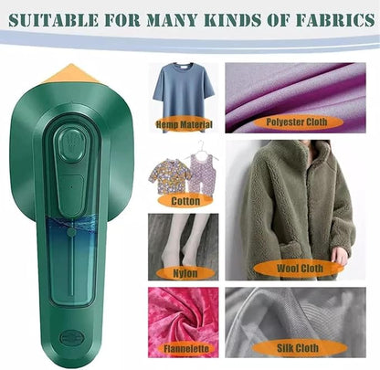 Portable Mini Steam Iron – 2-in-1 Dry & Steam Travel Iron