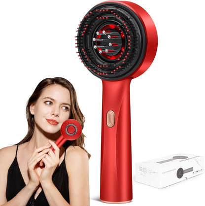 ScalpGlow™ 5-in-1 Electric Hair & Scalp Massager Brush