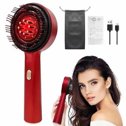 ScalpGlow™ 5-in-1 Electric Hair & Scalp Massager Brush