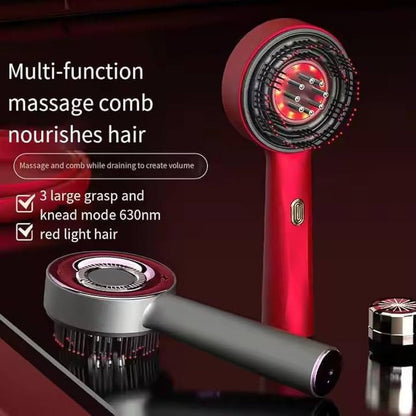 ScalpGlow™ 5-in-1 Electric Hair & Scalp Massager Brush